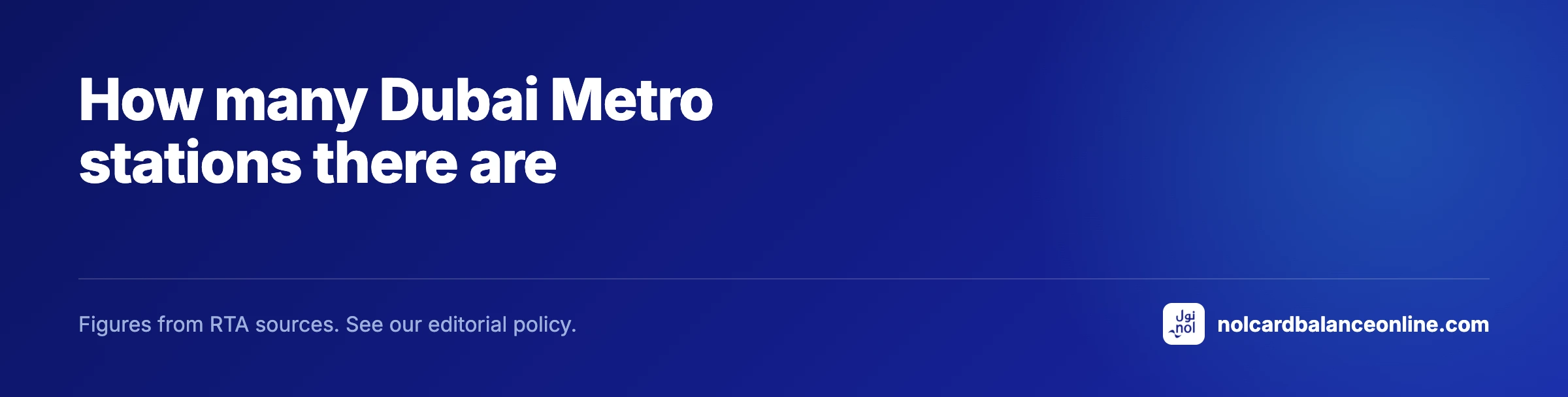 How many Dubai Metro stations there are
